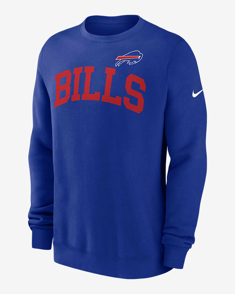 Buffalo Bills Club Men s Nike NFL Pullover Crew